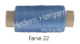 Moravia Hør 50/4 farve 22 Blå